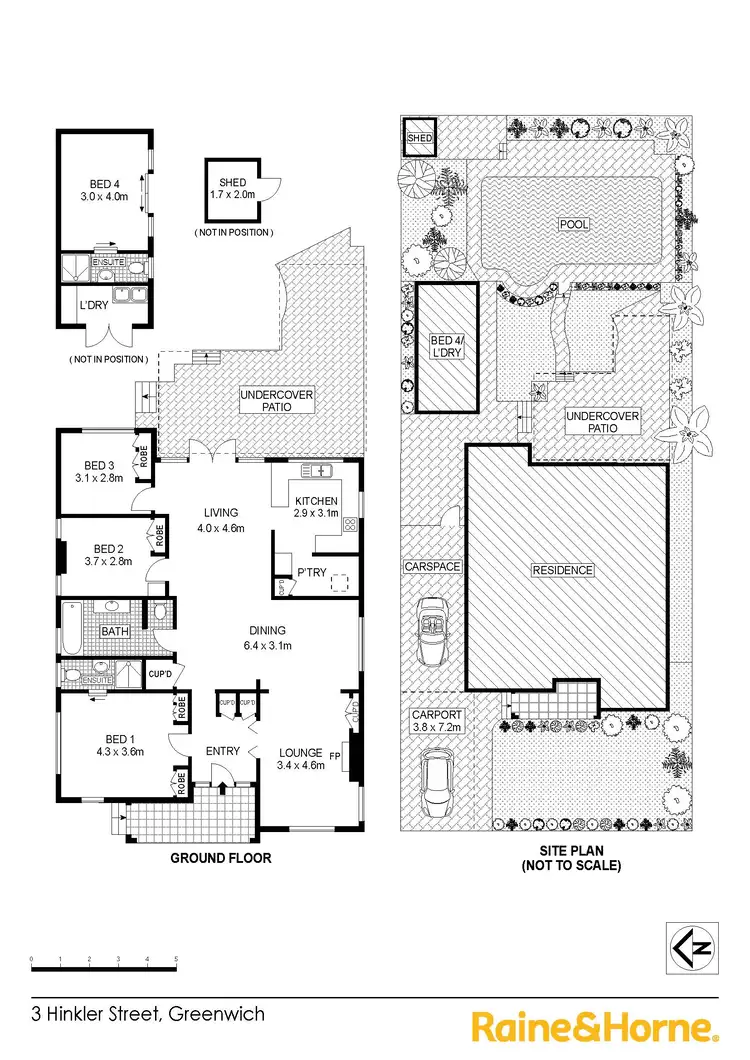 Floorplan of Homely house listing, 3 Hinkler Street, Greenwich NSW 2065