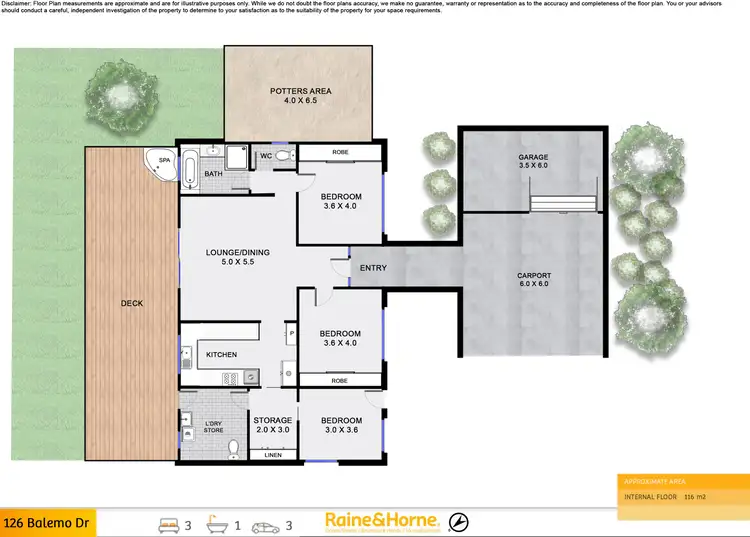 Floorplan of Homely house listing, 126 Balemo Drive, Ocean Shores NSW 2483