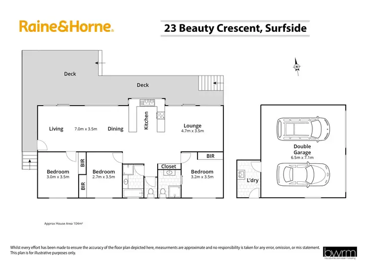 Floorplan of Homely house listing, 23 Beauty Crescent, Surfside NSW 2536