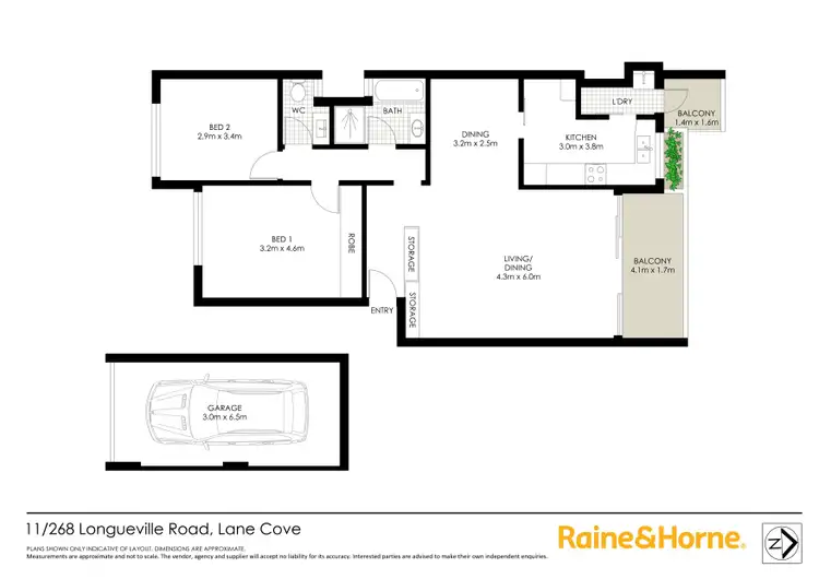 Floorplan of Homely apartment listing, 11/268 Longueville Road, Lane Cove NSW 2066