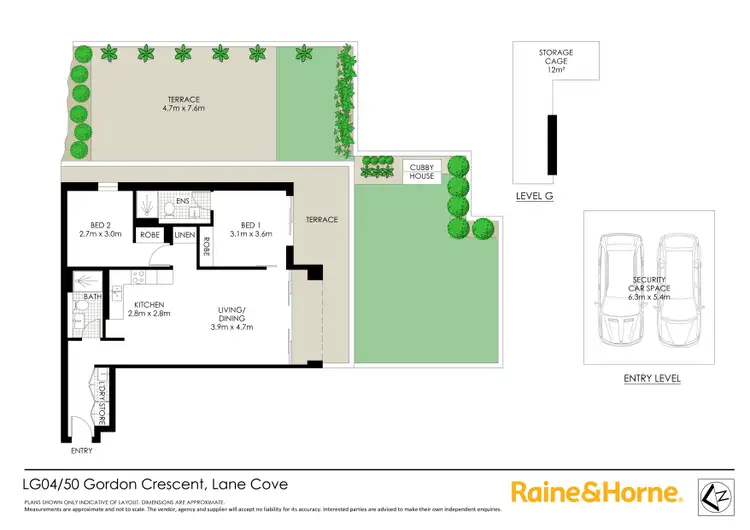 Floorplan of Homely apartment listing, LG04/50 Gordon Crescent, Lane Cove NSW 2066