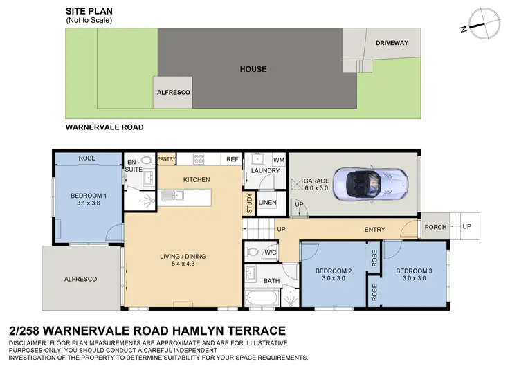 Floorplan of Homely semi-detached listing, Lot 2/258 Warnervale Rd, Hamlyn Terrace NSW 2259
