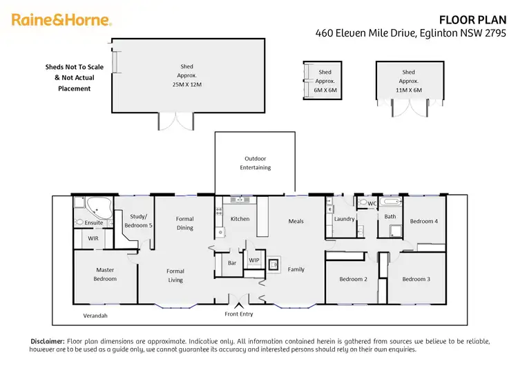 Floorplan of Homely house listing, 460 Eleven Mile Drive, Eglinton NSW 2795