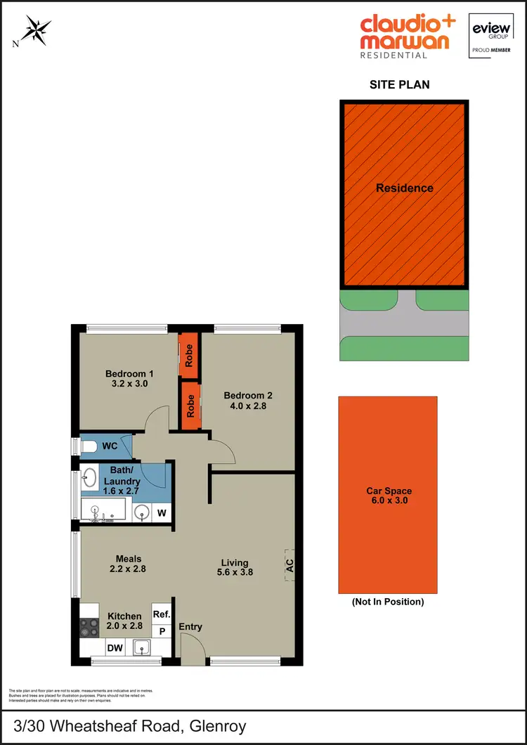 Floorplan of Homely townhouse listing, 4/30 Wheatsheaf Road, Glenroy VIC 3046