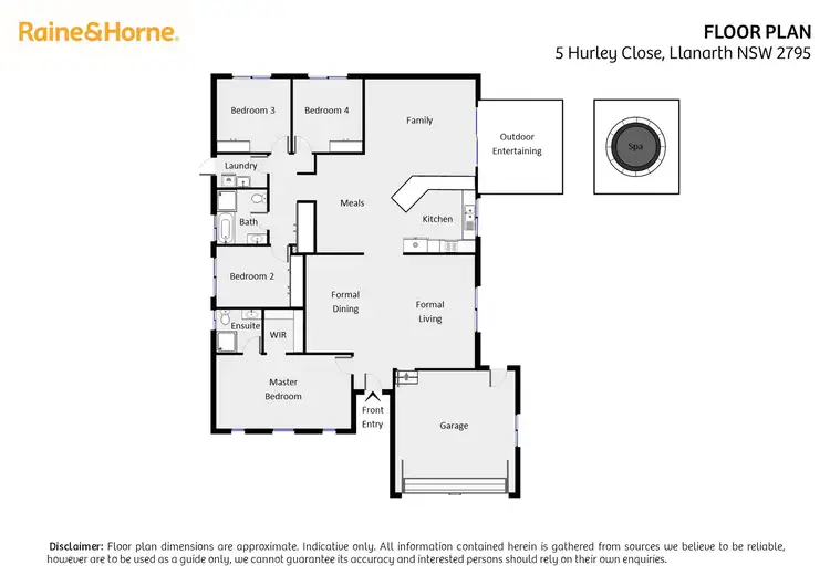 Floorplan of Homely house listing, 5 Hurley Close, Llanarth NSW 2795