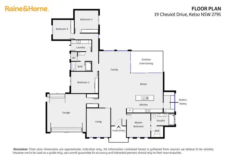 Floorplan of Homely house listing, 19 Cheviot Drive, Kelso NSW 2795