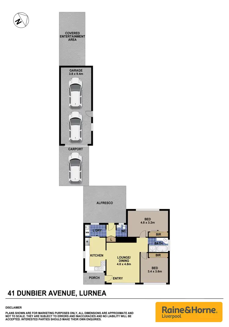 Floorplan of Homely house listing, 41 Dunbier Ave, Lurnea NSW 2170