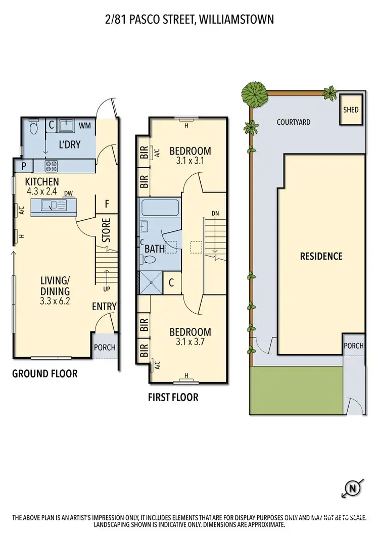 Floorplan of Homely house listing, 2/81 Pasco Street, Williamstown VIC 3016