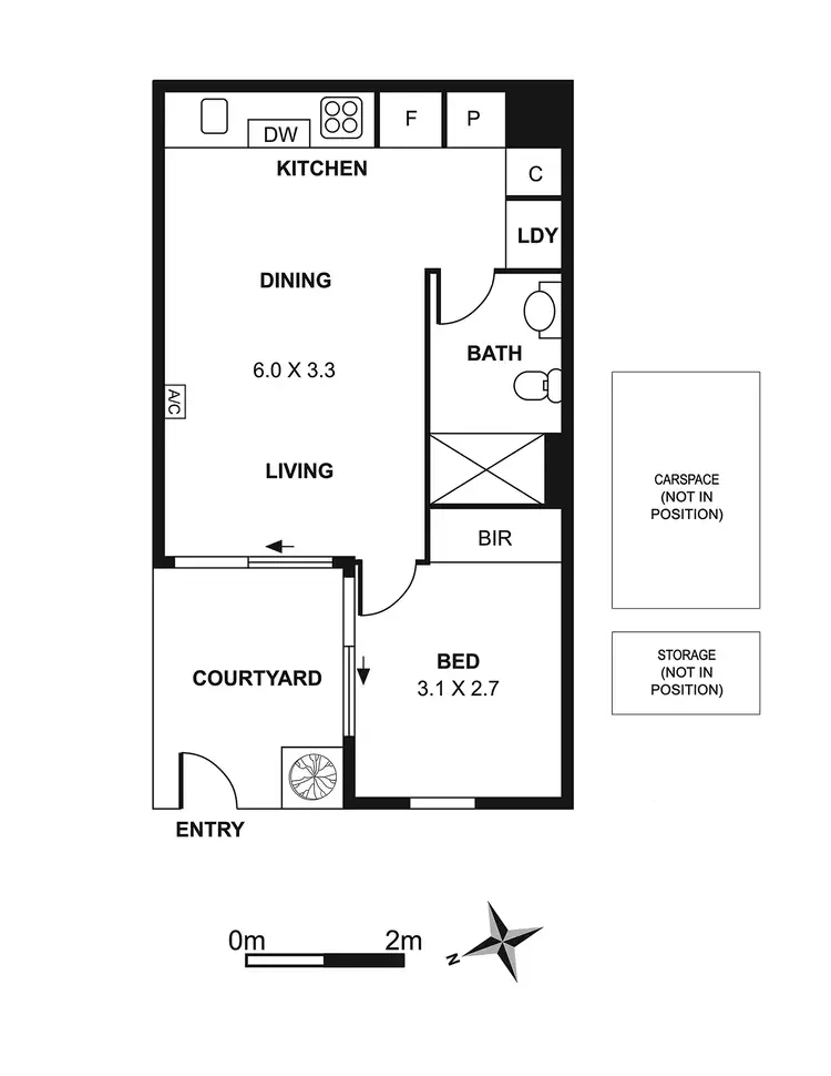 Floorplan of Homely apartment listing, 1/28 Burnley Street, Richmond VIC 3121