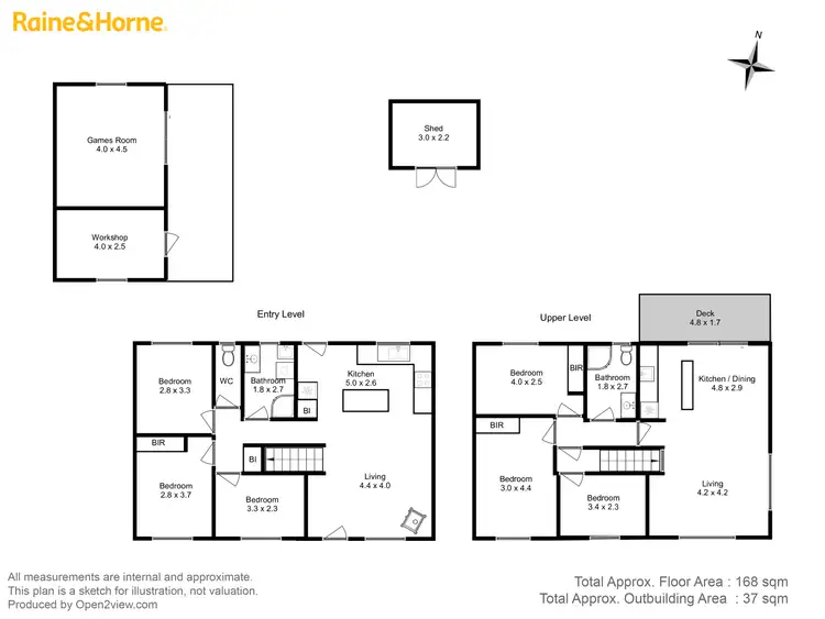Floorplan of Homely house listing, 1 Elizabeth Street, Orford TAS 7190