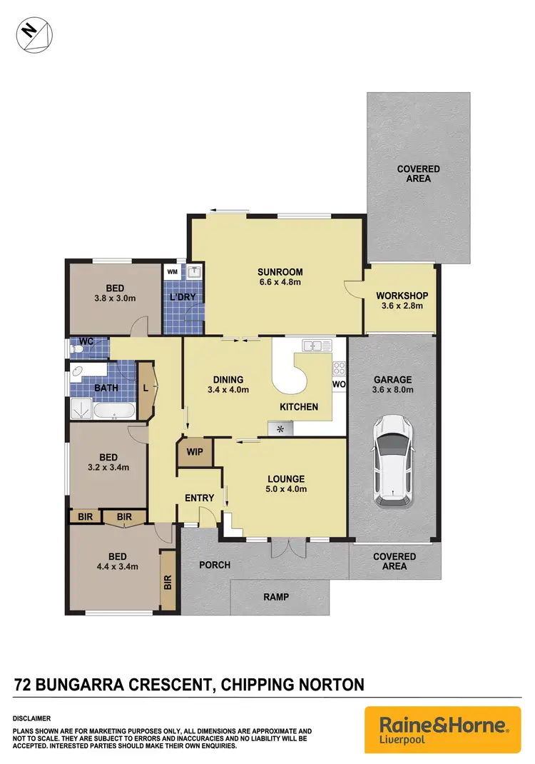 Floorplan of Homely house listing, 72 Bungarra Crescent, Chipping Norton NSW 2170