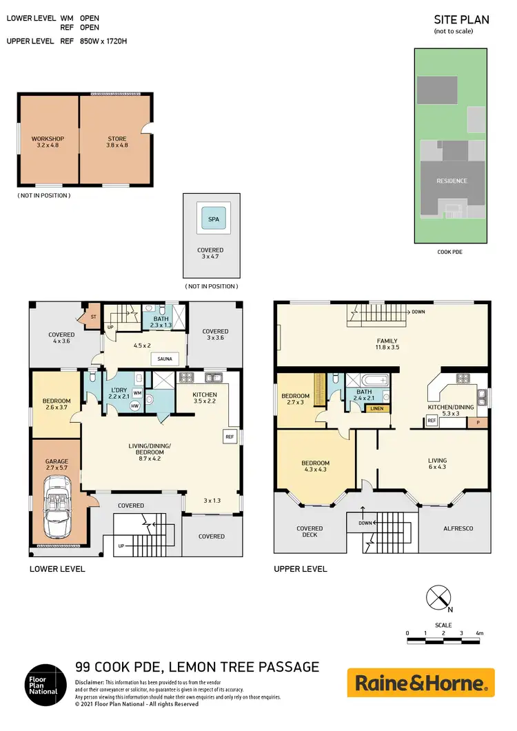 Floorplan of Homely house listing, 99 Cook Parade, Lemon Tree Passage NSW 2319