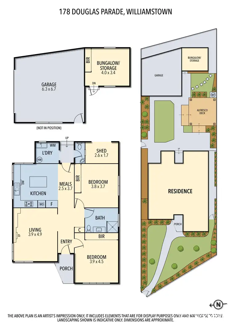 Floorplan of Homely house listing, 178 Douglas Parade, Williamstown VIC 3016