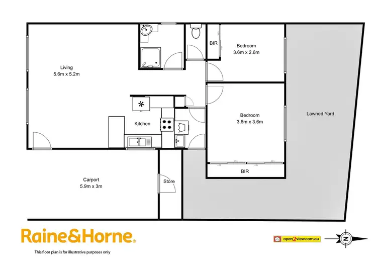 Floorplan of Homely unit listing, 5/692 Beach Road, Surf Beach NSW 2536