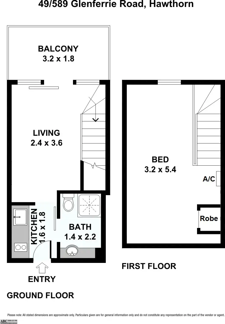Floorplan of Homely apartment listing, 49/589 Glenferrie Road, Hawthorn VIC 3122