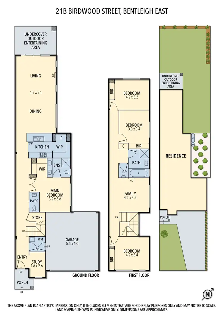 Floorplan of Homely townhouse listing, 21B Birdwood Street, Bentleigh East VIC 3165