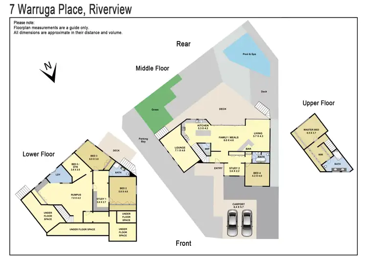 Floorplan of Homely house listing, 7 Warruga Place, Riverview NSW 2066