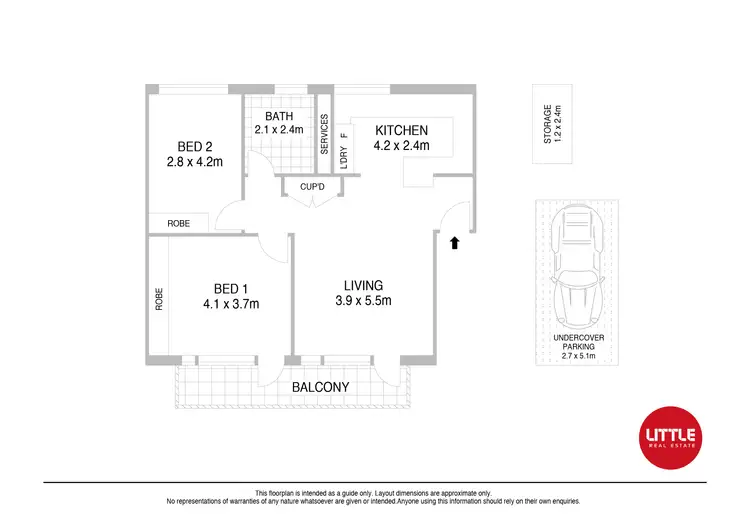 Floorplan of Homely apartment listing, 11/11 Hampden Road, Artarmon NSW 2064