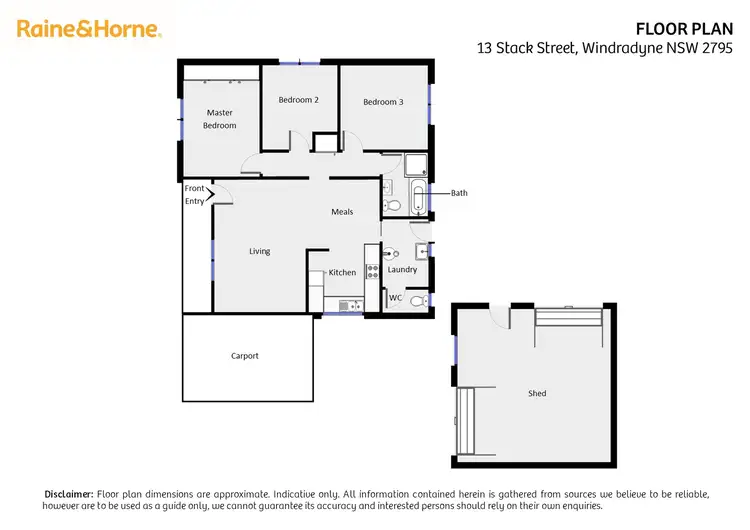 Floorplan of Homely house listing, 13 Stack Street, Windradyne NSW 2795