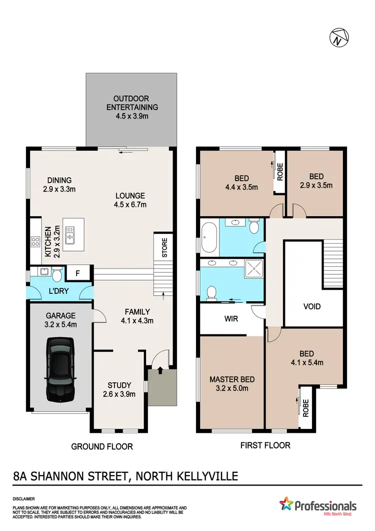 Floorplan of Homely house listing, 8A Shannon Street, North Kellyville NSW 2155