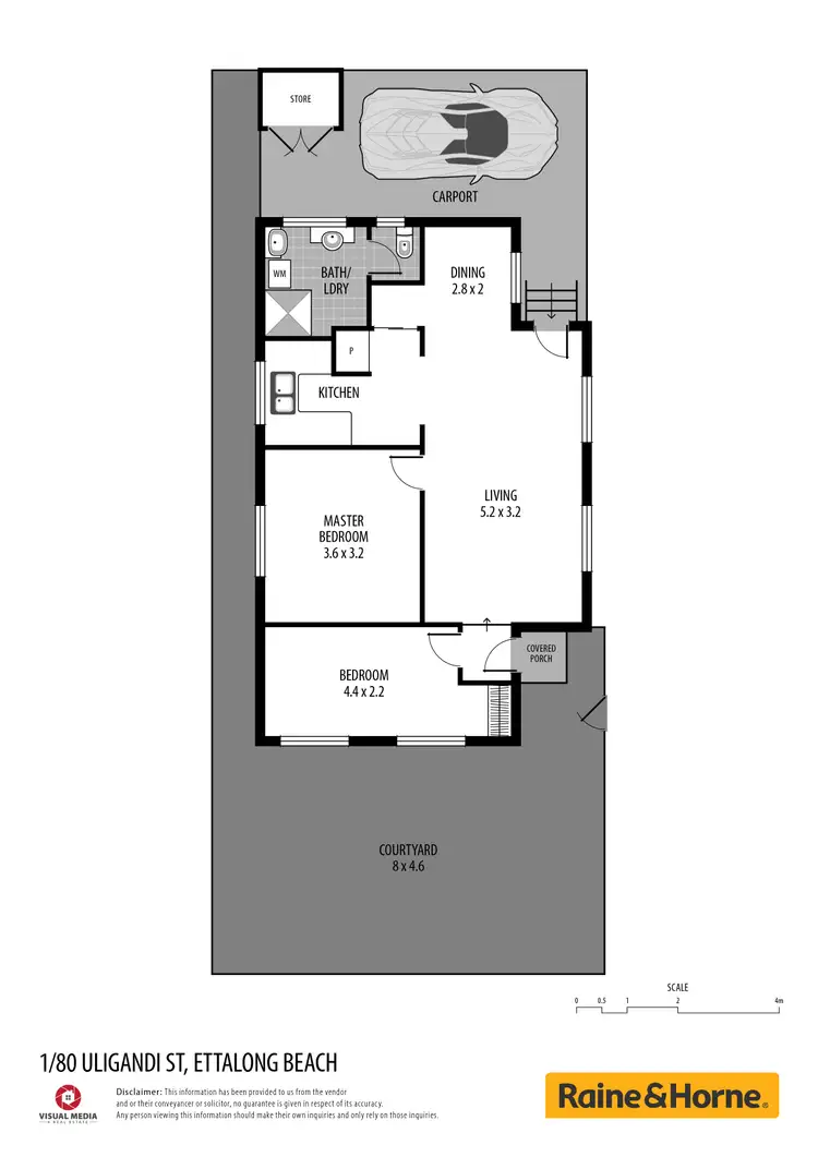 Floorplan of Homely house listing, 1/80 Uligandi Street, Ettalong Beach NSW 2257