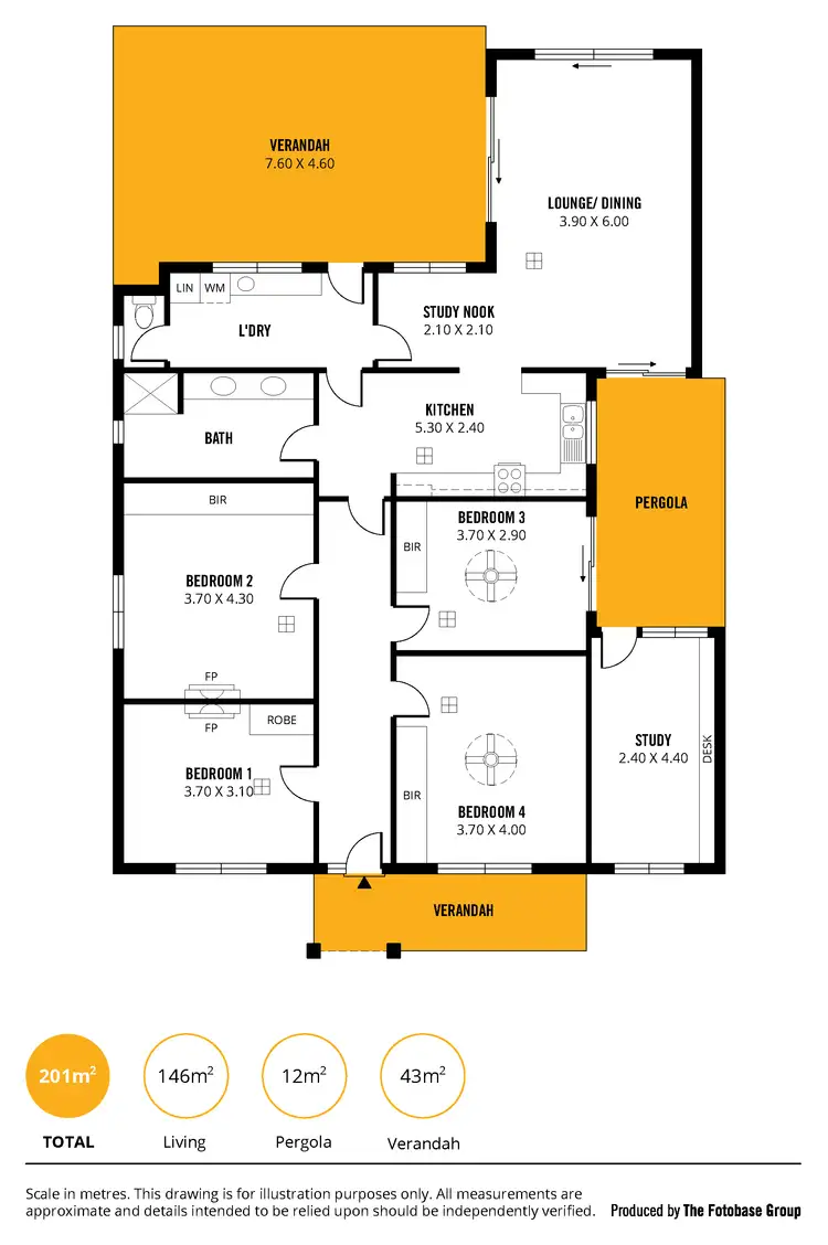 Floorplan of Homely house listing, 68 Lipsett Terrace, Brooklyn Park SA 5032