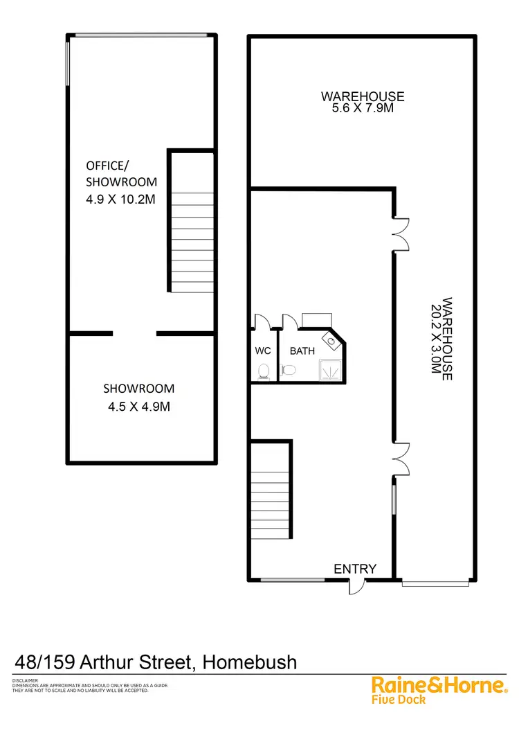 Floorplan of Homely unit listing, 48/159 Arthur Street, Homebush West NSW 2140