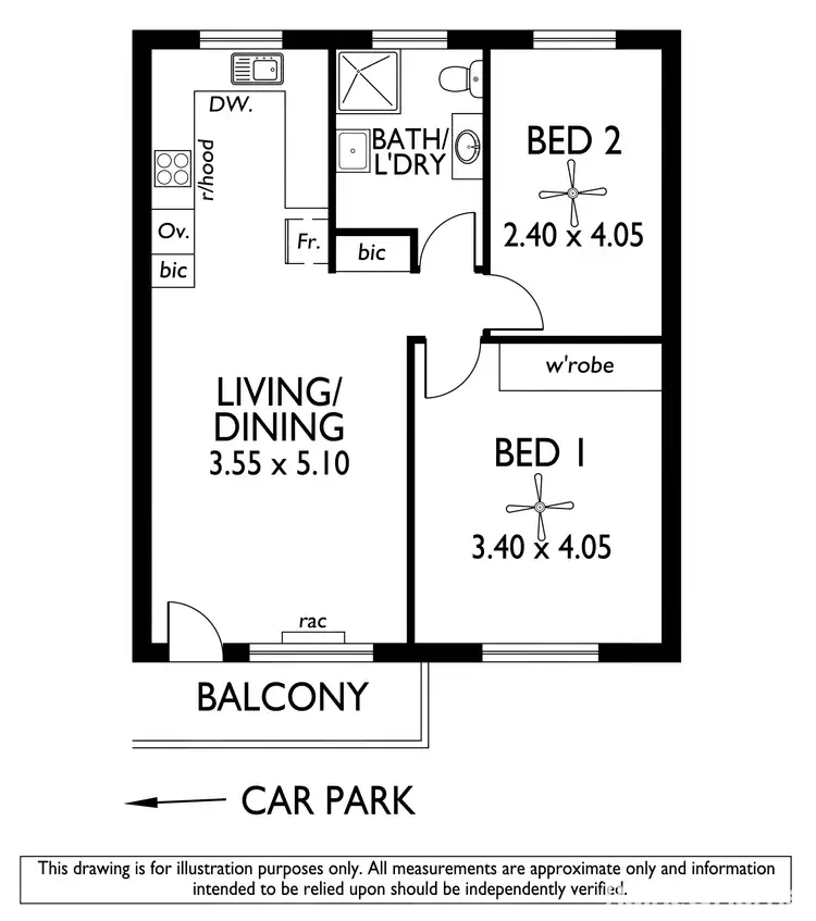 Floorplan of Homely unit listing, 4/1 Henry Street, Plympton SA 5038