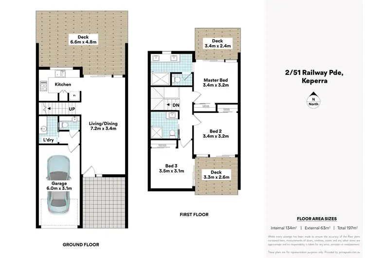 Floorplan of Homely townhouse listing, 2/51 Railway Parade, Keperra QLD 4054