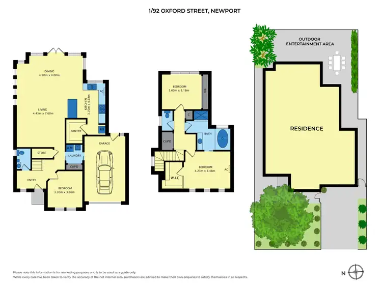 Floorplan of Homely house listing, 1/92 Oxford Street, Newport VIC 3015