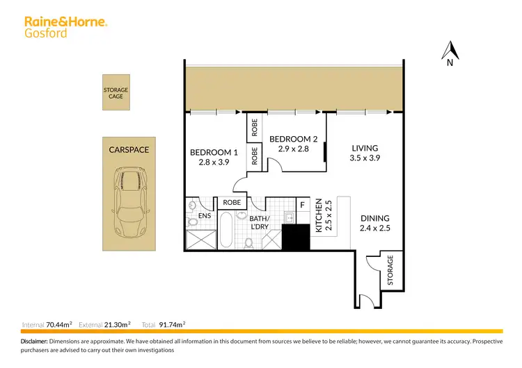 Floorplan of Homely unit listing, 33/14-16 Batley Street, West Gosford NSW 2250