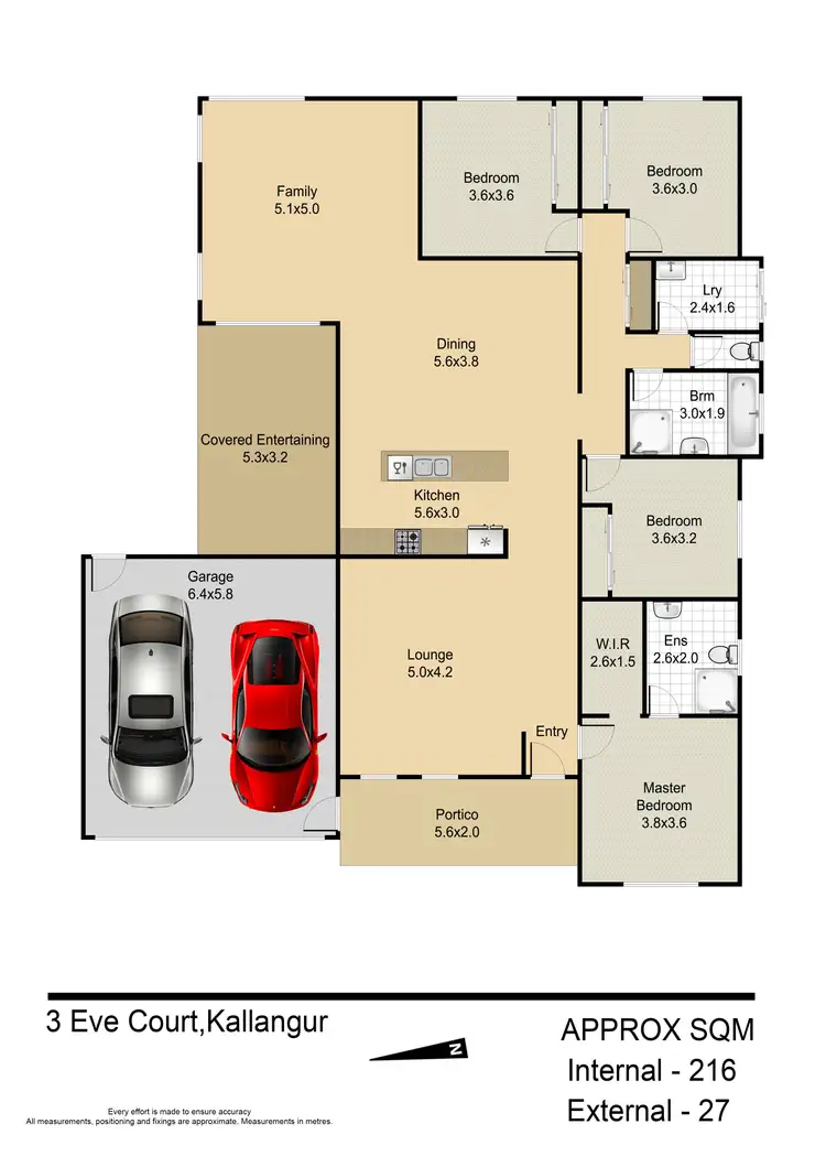 Floorplan of Homely house listing, 3 Eve Court, Kallangur QLD 4503