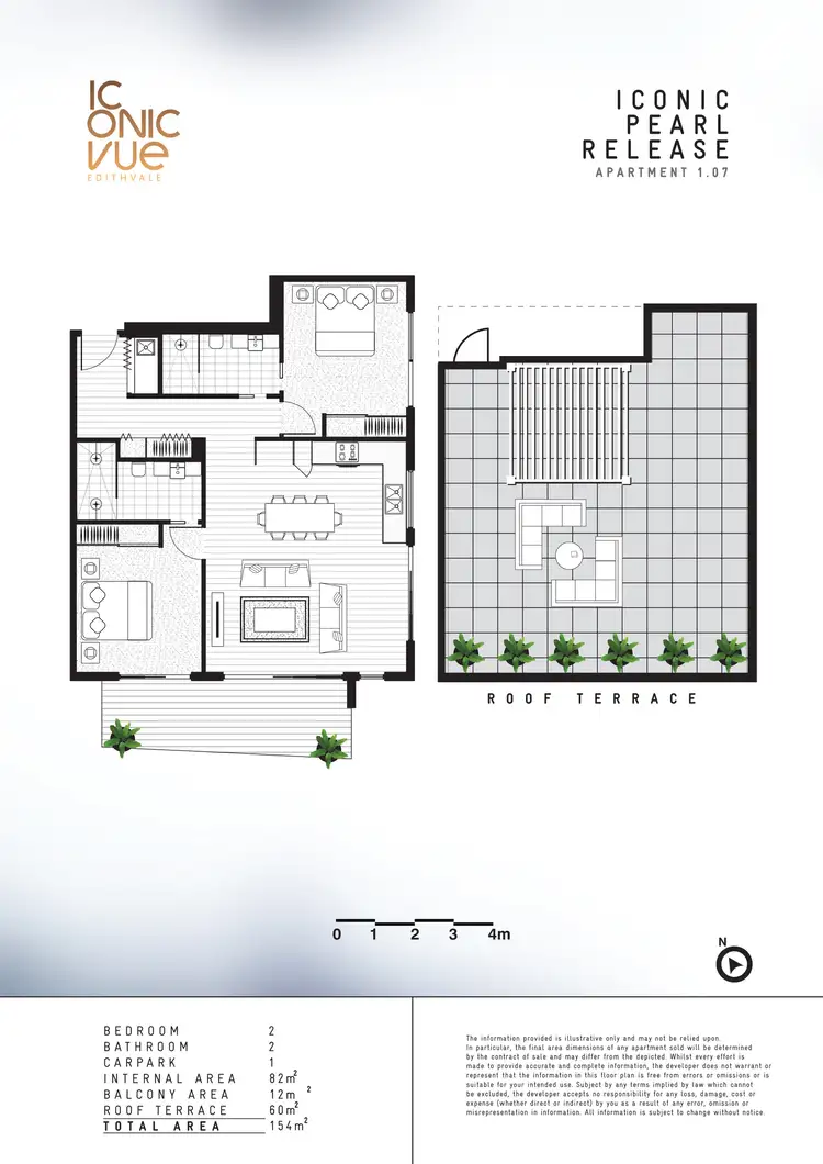 Floorplan of Homely apartment listing, 107/1 Turakina Avenue, Edithvale VIC 3196