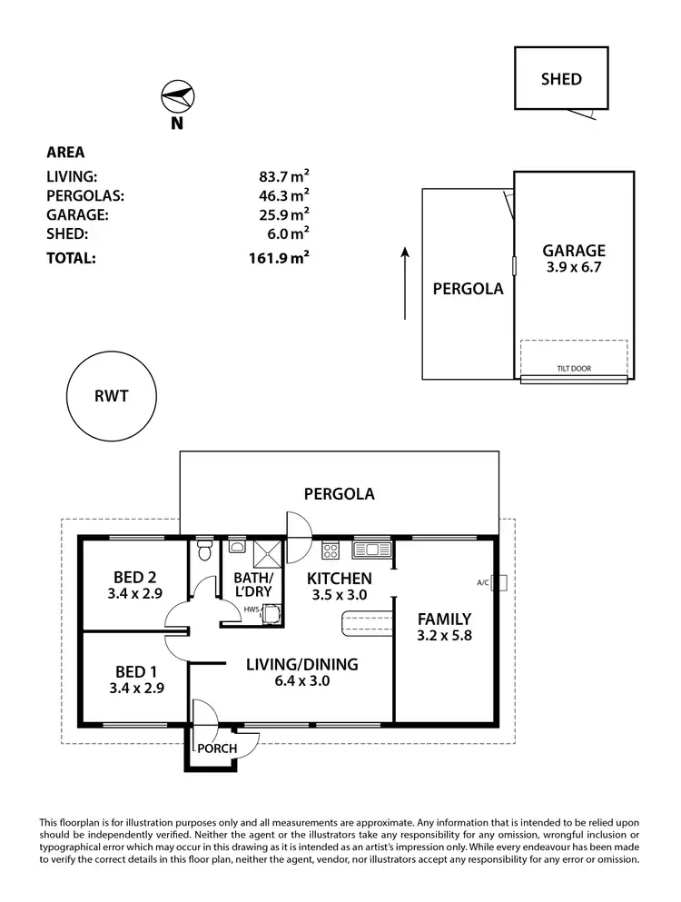 Floorplan of Homely house listing, 39 Bayview Road, Clayton Bay SA 5256