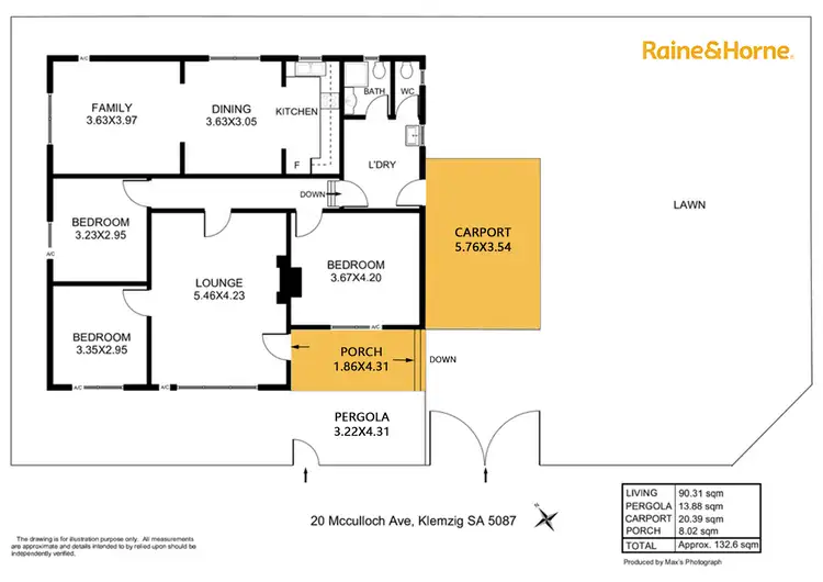 Floorplan of Homely house listing, 20 Mcculloch Avenue, Klemzig SA 5087