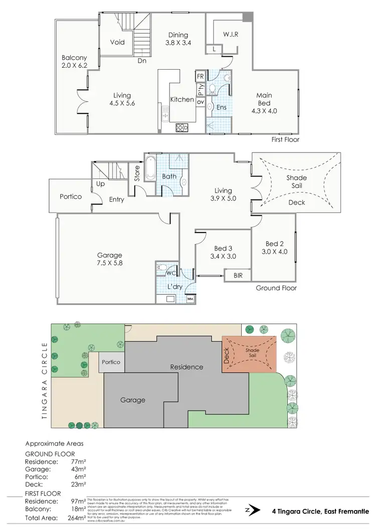 Floorplan of Homely house listing, 4 Tingira Circle, East Fremantle WA 6158