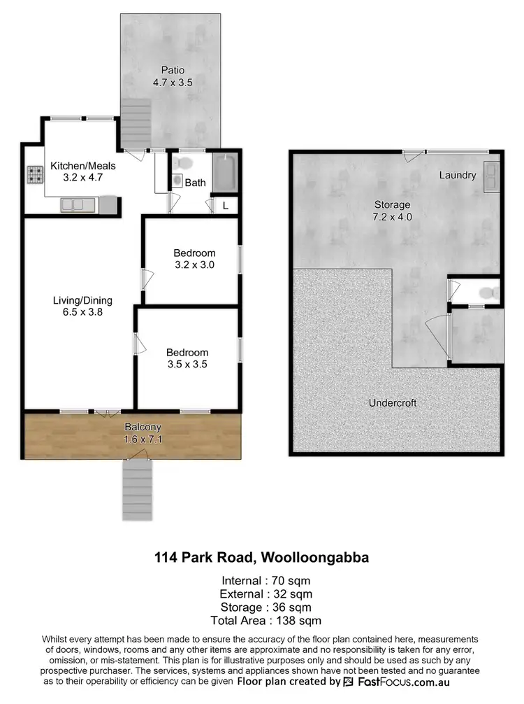Floorplan of Homely house listing, 114 Park Road, Woolloongabba QLD 4102
