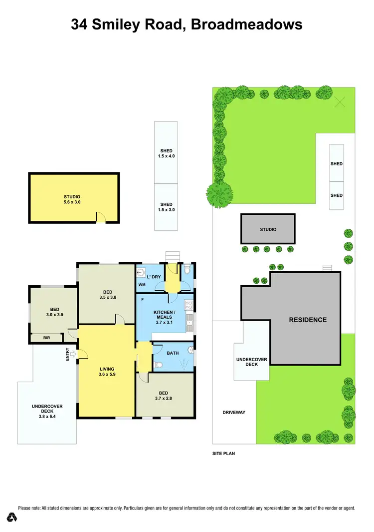 Floorplan of Homely house listing, 34 Smiley Road, Broadmeadows VIC 3047