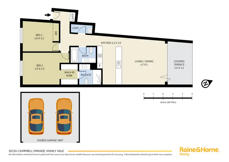 Floorplan of Homely apartment listing, 30/2a Campbell Parade, Manly Vale NSW 2093