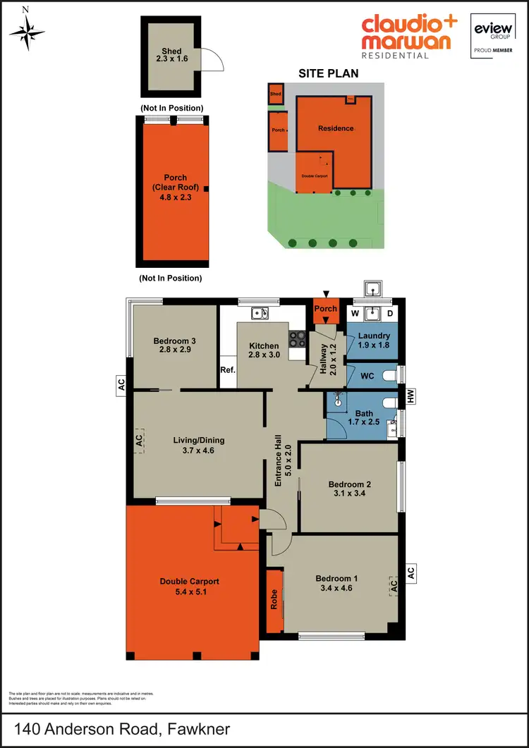 Floorplan of Homely house listing, 140 Anderson Road, Fawkner VIC 3060