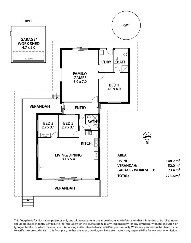 Floorplan of Homely house listing, 91 Island View Drive, Clayton Bay SA 5256