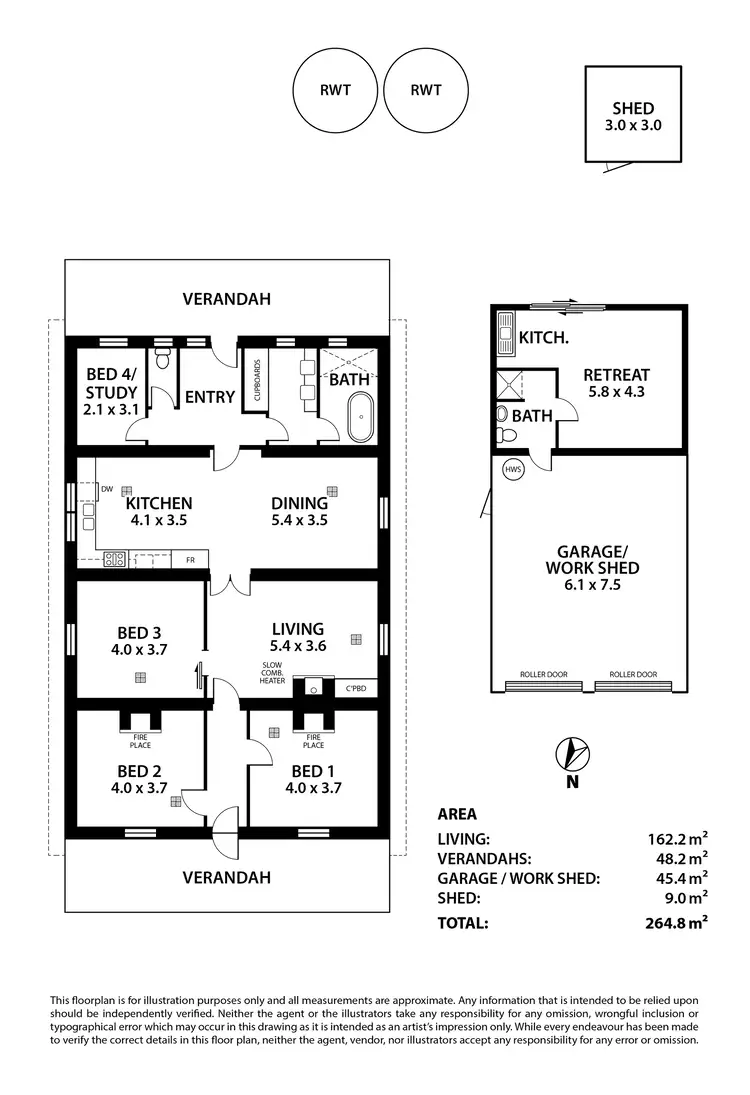 Floorplan of Homely house listing, 14 Sandergrove Road, Strathalbyn SA 5255