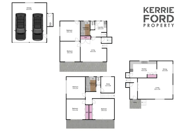 Floorplan of Homely house listing, 1 Elizabeth Street, Traralgon VIC 3844
