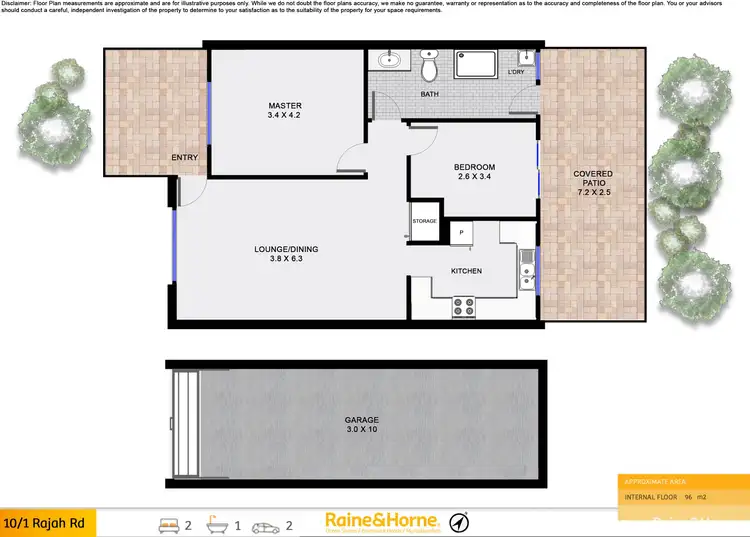 Floorplan of Homely villa listing, 10/1 Rajah Road, Ocean Shores NSW 2483