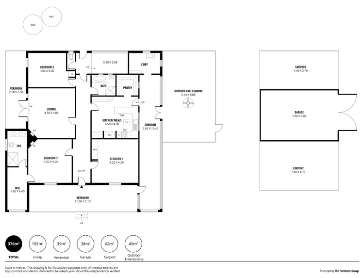 Floorplan of Homely house listing, 733 Nangkita Road, Nangkita SA 5210