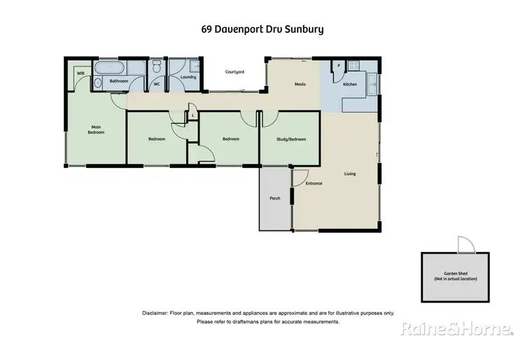 Floorplan of Homely house listing, 69 Davenport Drive, Sunbury VIC 3429