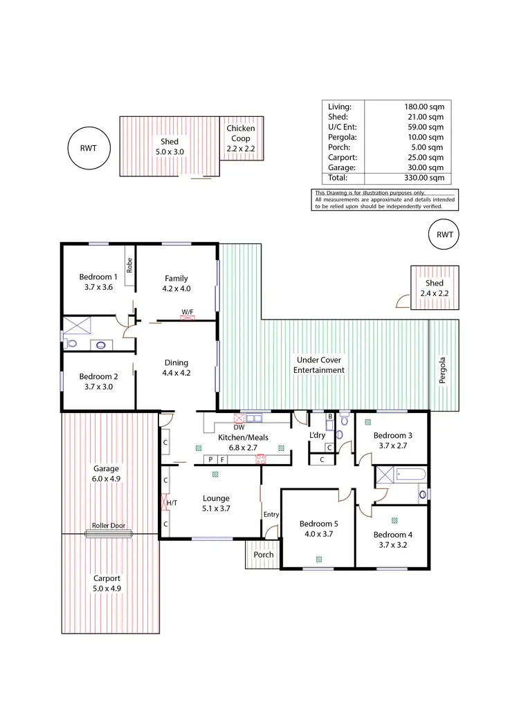 Floorplan of Homely house listing, 6 Creaser Street, Salisbury SA 5108