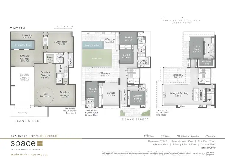 Floorplan of Homely land listing, 20a Deane Street, Cottesloe WA 6011