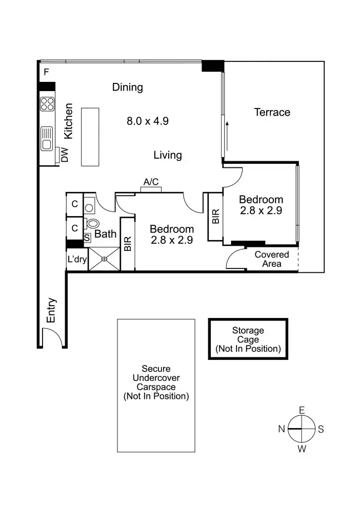 Floorplan of Homely apartment listing, 410/377 Burwood Road, Hawthorn VIC 3122