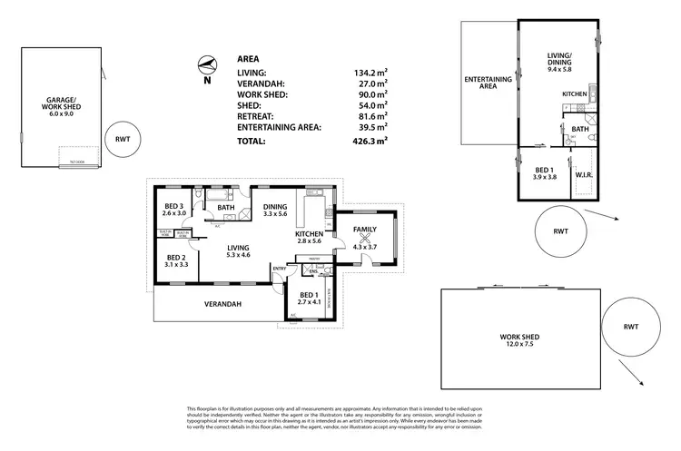 Floorplan of Homely house listing, 16 Roper Road, Strathalbyn SA 5255